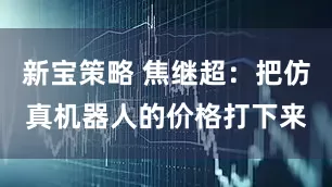 新宝策略 焦继超：把仿真机器人的价格打下来